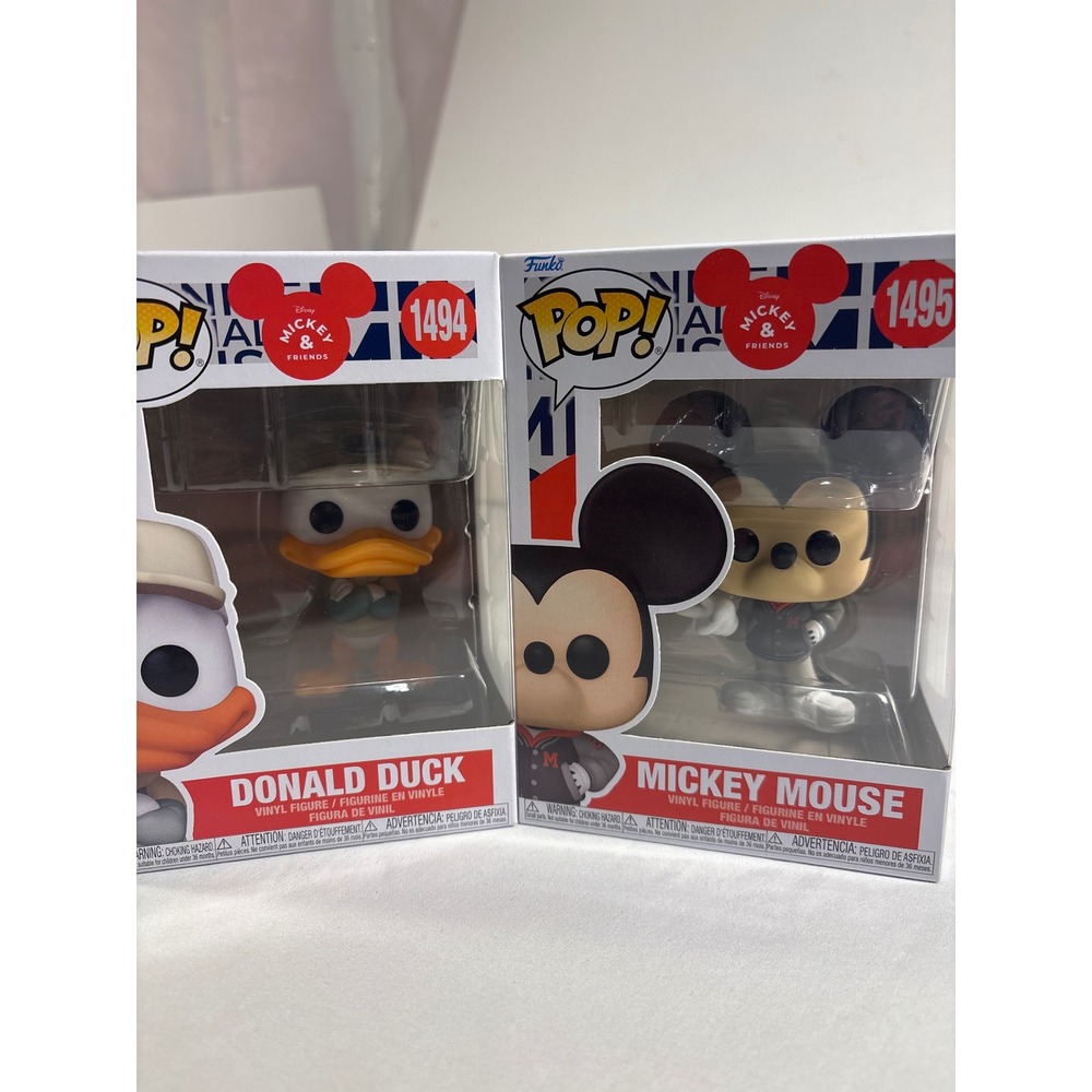 Funko Pop Disney Mickey & Friends Mickey Mouse 1495 Donald Duck 1494 Lot